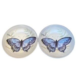Set of (2) Southern Butterflies Salad Plates from Southern Living. 8” diameter.